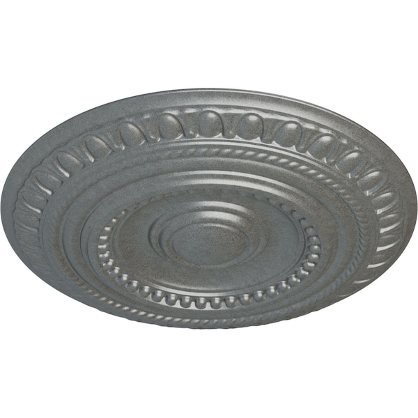 Artis Ceiling Medallion (Fits Canopies Up To 6 7/8), Hand-Painted Platinum, 15 3/4OD X 1 3/8P